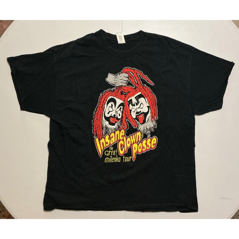 Insane Clown Posse The Great Milenko Tour Shirt Juggalo Y2K Merch  Mens 2XL Blk